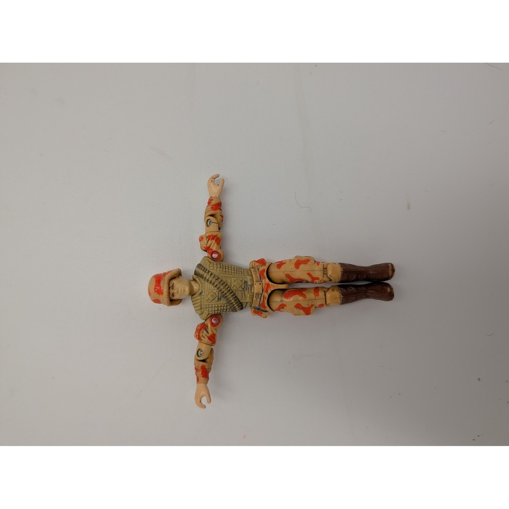 Vintage GI Joe Dusty Desert Trooper Action Figure 1985 Hasbro 3.75 inch Camo